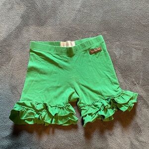 Matilda Jane Vibrant Green Ruffle Shorts